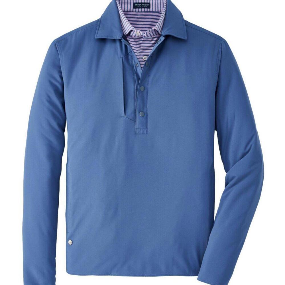 Peter Millar Crown Crafted Insulated Snap Shirt Pullover - Size M MSRP $198